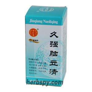 Jiu Qiang Nao li Qing for headache dizziness high blood pressure due to hyperaction of liver yang energy